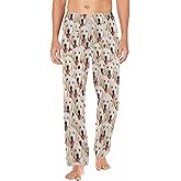 MyPupSocks Custom Face Purple Men's Pajamas Pants Cute Paws Soft Photo Bottoms Pants S-2XL