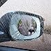 4-Pack Rainproof Car Rear View Mirror Film, Foseal Side Mirror Films Drive Safely HD Clear Nano Coating Waterproof Films Anti-Scratch Protector for SUV Car Mirrors Side Windows, Round (3.74