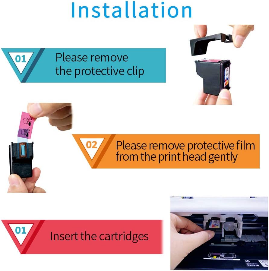 PFKink Remanufactured Ink Cartridge Replacement for Canon Pg-245Xl Cl-246Xl PG-243 CL-244 to use with Pixma MX492 MX490 MG2420 MG2520 MG2522 MG2920 MG2922 MG3022 MG3029 (1Black&1Color): Electronics