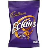 Cadbury Eclairs Chocolate Bag, Caramels with Milk Chocolate Centres, Delicious Chewy Treats, 110 g (Pack of 1)