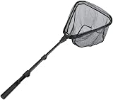 RESTCLOUD Fishing Landing Net with Telescoping Pole 23.6-63 in 16 in hoop view 3