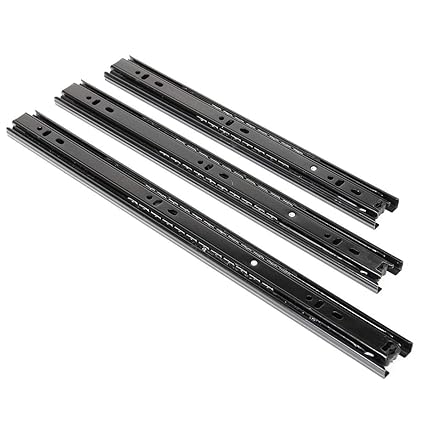 Ten G 3 Section Soft Close Ball Bearing Drawer Slides Full