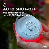LUMI Zello Portable Pro White Noise Machine 30 Sounds Night Light Rechargeable view 6