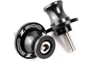 LQMY 2pcs 8MM M8 Motorcycle Swing arm Sliders Spools CNC Stand Spool Screw for Kawasaki Z900 Z900RS SE 2000-2017 2019 2021 2022 2023 2024 2025 (titanium)