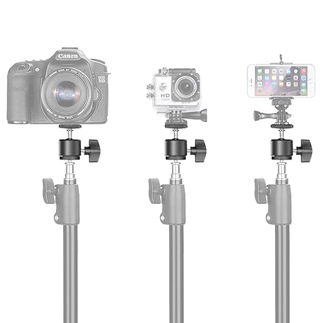 Neewer negro giratorio de 360 Mini NEEWER rótula de bola para ...