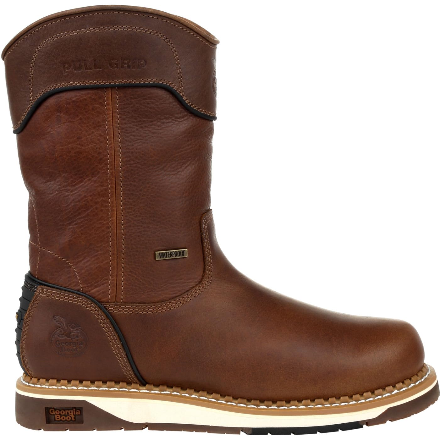 Georgia Boot Men's Romeo SuperLyte Shoe in Soggy Brown