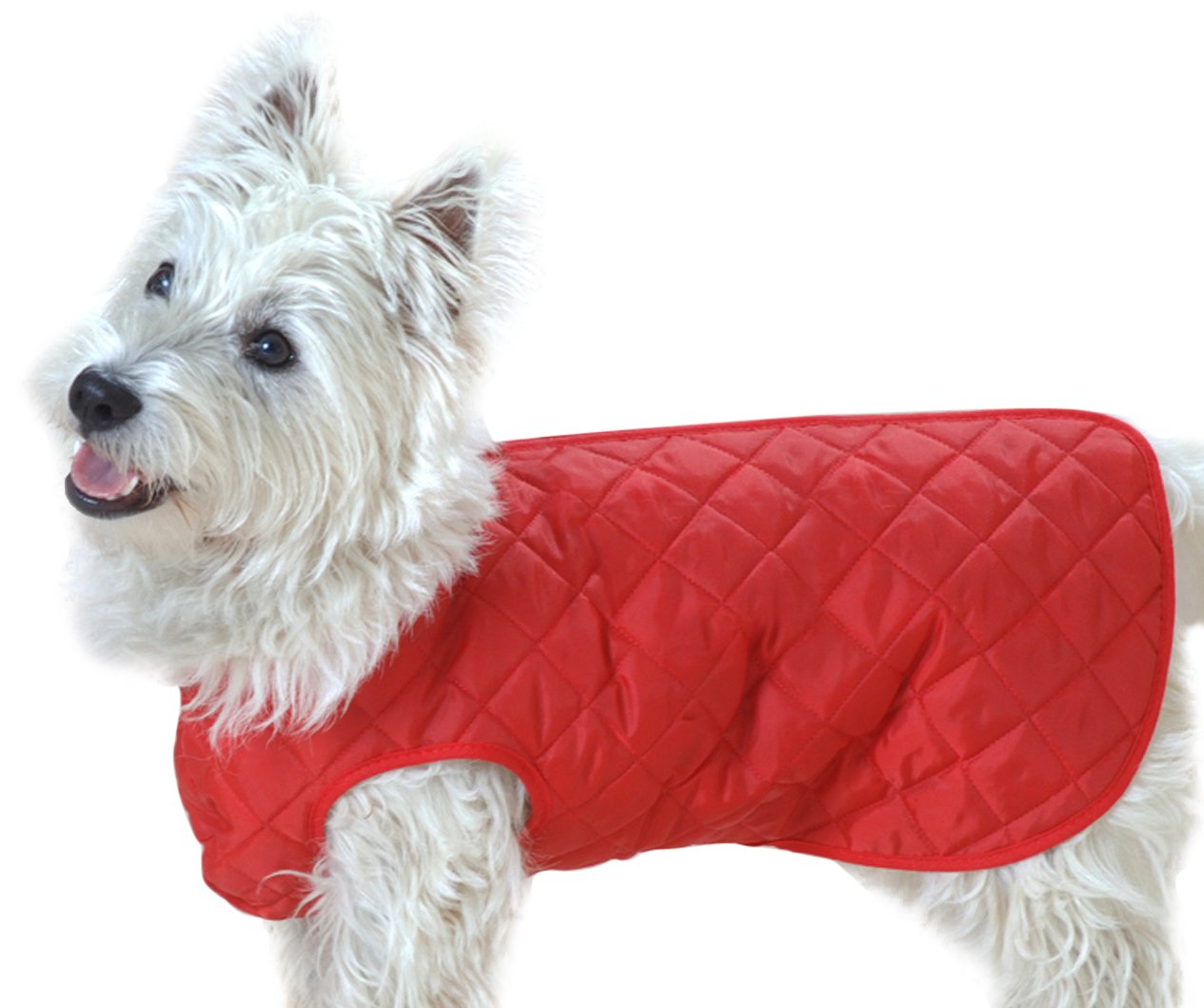 Cosipet Quilted Step in Suit, 20-inch/ 51 cm, Red