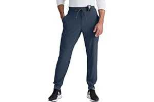 BARCO One Vortex Scrub Jogger for Men - Elastic Waist Eco-Friendly Fabric, Anti-Wrinkle, 4-Way Stretch Men's Scrub Pant