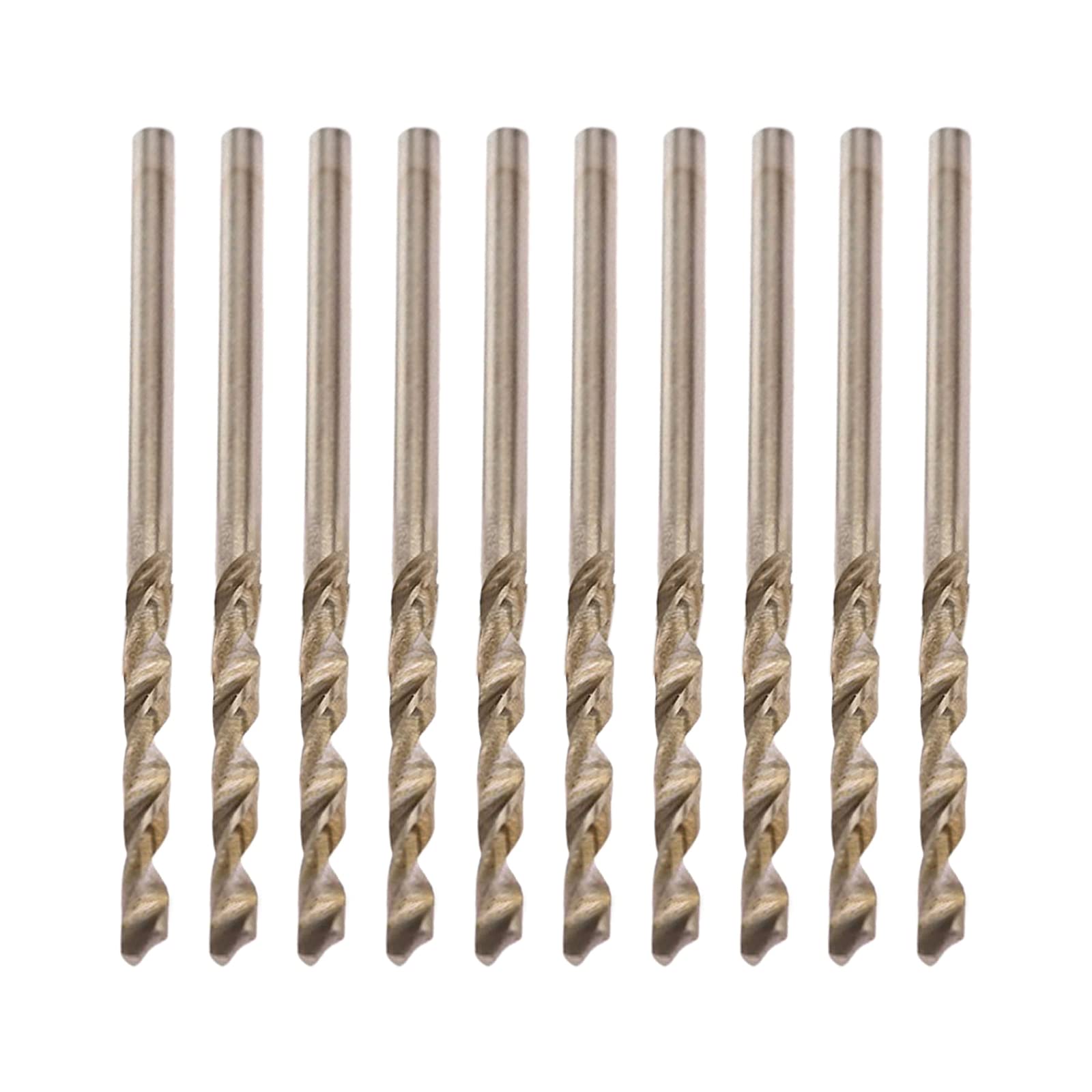 Mtsooning 10-Pack 1.8mm HSS Micro Twist Drill Bits - Straight Shank for Wood, Plastic, Metal & DIY