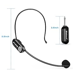 Bietrun Wireless Microphone Headset with