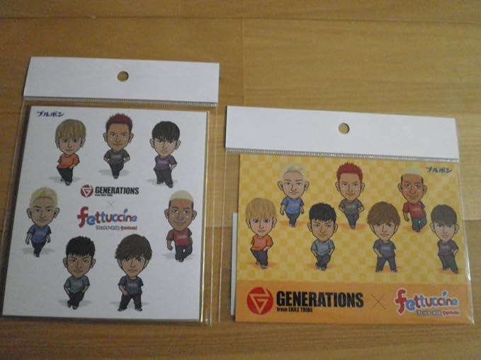 Amazon Co Jp Generations From Exile Tribe フェットチーネグミ ブルボン オリジナルステッカー ミニ色紙 ジェネレーションズシール ホビー 通販