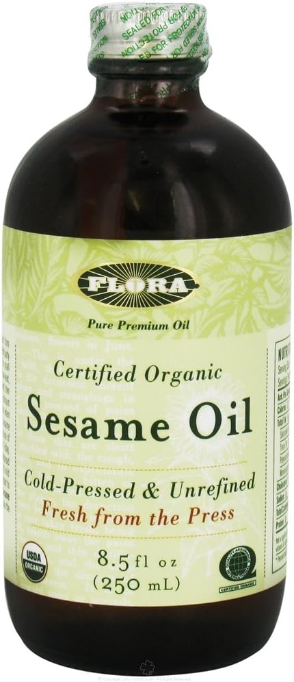 Flora - Sesame Oil Certified Organic - 8.5 oz