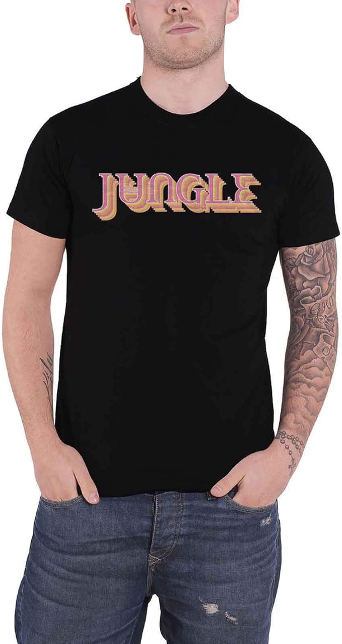Jungle T Shirt Colour Band Logo Nuovo Ufficiale Uomo Amazon.it