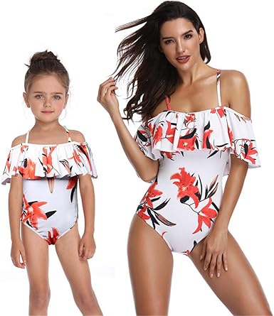 mum and daughter swimming costumes uk