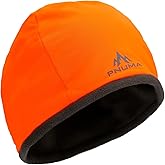 Pnuma Outdoors Recon Beanie, Blaze Orange, Microfleece, Berber Fleece Liner, OSFM (RB-BO)