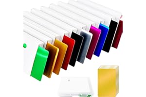 Origin-Joy 25 PCS Metal Business Cards, 3.4 x 2.1 Inch Aluminum Laser Engraving Business Card Blanks for Custom Color Print (0.21 mm, Light Gold)