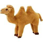 Realistic Camel Stuffed Animal 11.8'' Brown Camel Plush Wild Animal Pillow | Soft,Cute,Home Decor