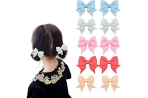 Mini Hair Ribbon Bow Alligator Clips Small Handmade Fabric Hair Bows Clips Barrettes Hairpins Festival Birthday Christmas Bow