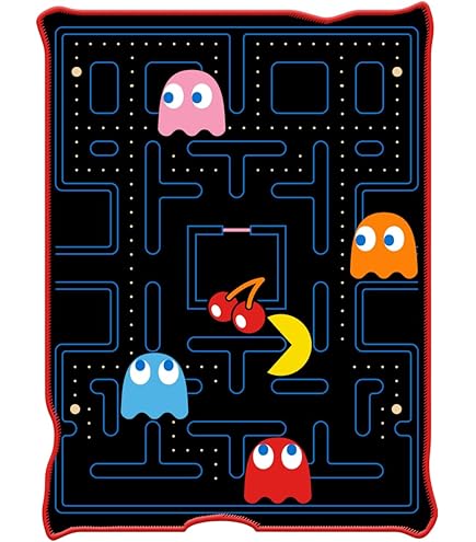 Amazon.com: Toynk PAC-MAN Classic Maze 45 x 60 Inch Throw Blanket