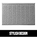 Gorilla Grip Original Durable Indoor Door Mat, 35x23, Large Size, Heavy Duty Doormats, Waterproof Doormat, Easy Clean, Low-Profile Mats for Entry, Garage, Patio, High Traffic Areas, Gray