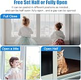 Vicloon 4 Pcs Sliding Door Locks Baby Child Safe Pet Proof view 8