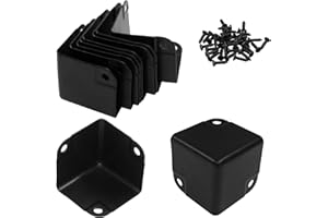 Auvotuis 16Pcs 1.38" Metal Corner Protector, Box Edge Guard Protector, Shipping Box Corner Protectors Corner Guards for Boxes, Cartons, Panel Packaging(35×35×35mm)