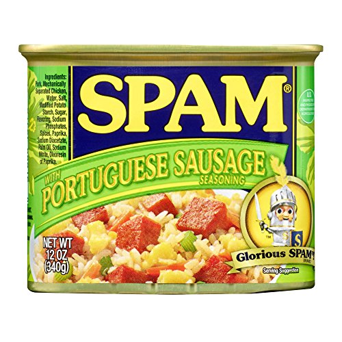 Spam Texture Spam Portuguese Sausage, 12 Ounce Can in Dubai - UAE | Whizz Spiced Meat