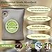 Coconut Charcoal Air Purifying Bag (7oz x 4Pack), 3 Times Absorption Efficiency, Natural Car Air Freshener, Activated Charcoal Air Purifier, Odor Absorber, Odor Eliminator for Home, Closet - 4x200g