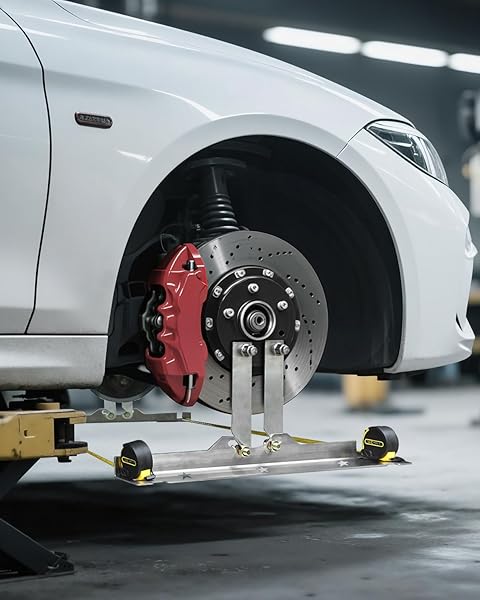 RYNHARTA WHEEL ALIGNMENT TOOL WITH CONNECTION SHEET, PREMIUM STAINLESS STEEL TOE ALIGNMENT TOOL PLATES FOR CAR, TRUCK, SUV(INCLUDE 2 MEASURING TAPES)