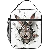 VANZEV Insulated Lunch Box for Women Men, Bunny Theme Lunch Box Reusable Portable Lunch Bag Cooler Tote Waterproof Lunch Container for Office Picnic Work Travel