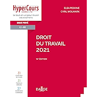 Droit du travail 2021 - 14e ed. (HyperCours) (French Edition) book cover