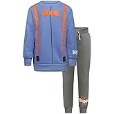Blippi Boys Long Sleeve Shirt and Pants Set for Toddler and Little Kids