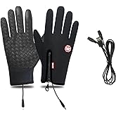 HygoSport Rechargeable Heated Electric Touchscreen Gloves,HygoSport Ultimate Touchscreen Thermal Winter Gloves,USB Waterproof