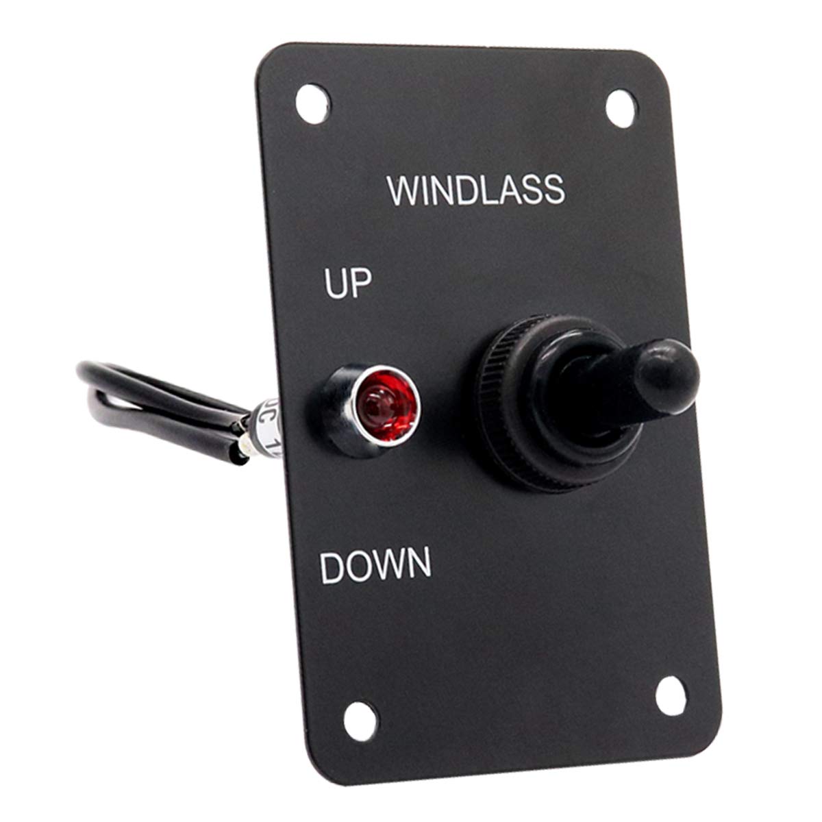 Yunnyp Windlass Control Panel,12V 15A Anchor Windlass Up/Down Rocker