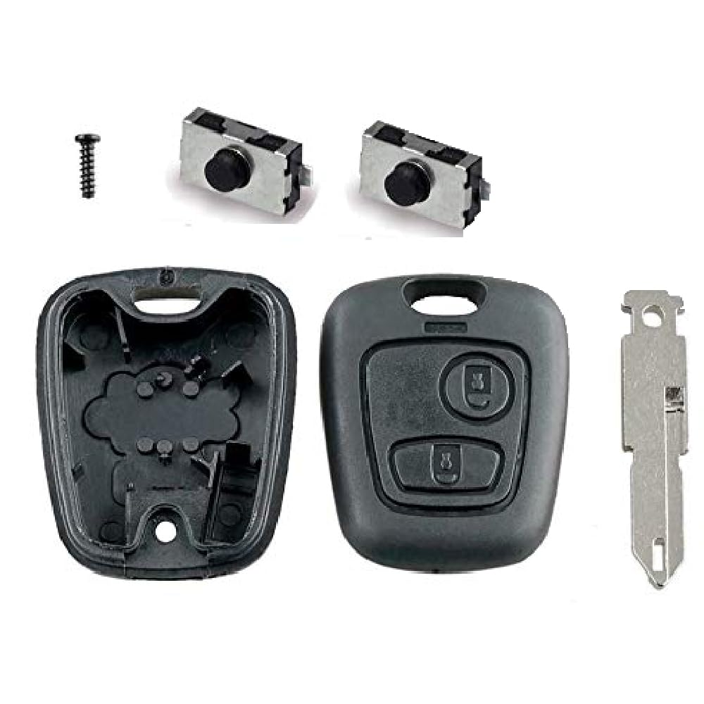 DIY Repair Kit - for Peugeot 206 2 button remote key refurbishment
