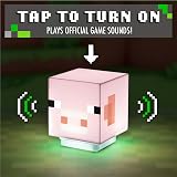 Paladone Minecraft Pig Light with Sound Officially Licensed Battery Powered view 2