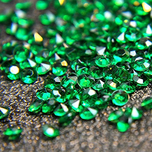 bouti1583 Pack of 5000Pcs Crystals Acrylic Diamonds Vase Filers Party Wedding Table Scattering Decoration Gems 0.2 inch