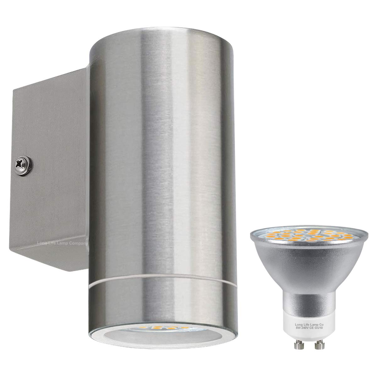 LED Stainless Steel Single Outdoor Wall Light IP65 Wall Light 5watt 5WZLC01 400 Lumens LEDs Energy Saving
