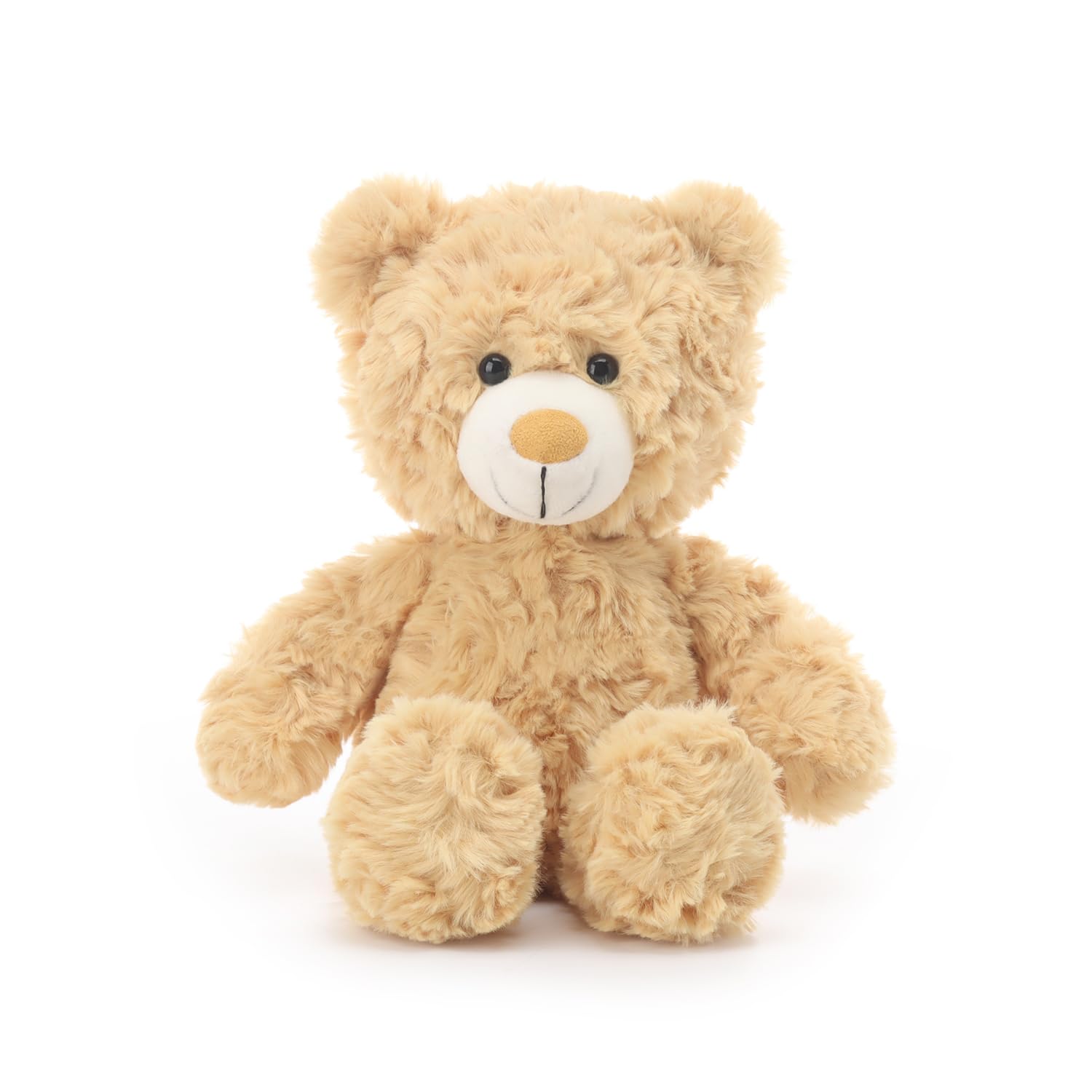 Apricot Lamb Ginger Yellow Flower Bear Plushies Stuffed Animals for Baby Girl and Boy, Soft Cute Plush Toys for Kids, 7.9 Inches