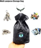 Haxtec Standing Dragon Eye Dice Bag Blue L Brand New view 6