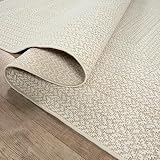 the carpet Kansas Indoor Outdoor Rug Natural Jute Look Cream 160 x 230 cm view 5