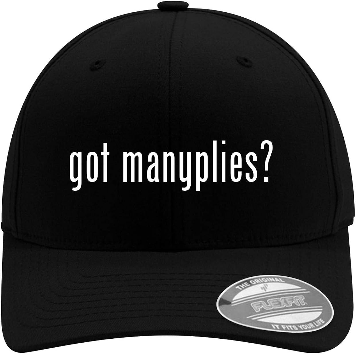 got Manyplies? Men's Soft & Comfortable Flexfit Baseball