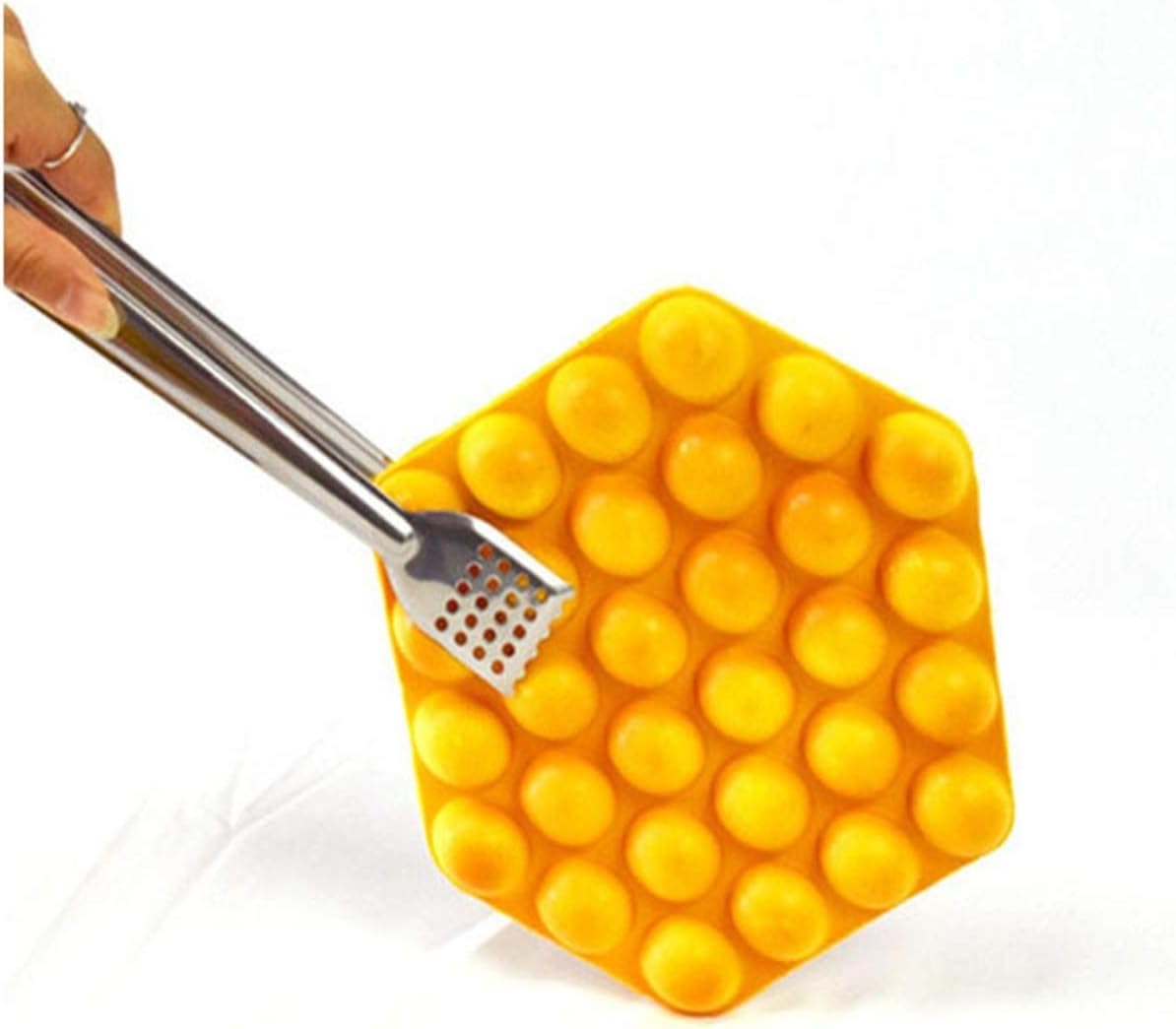 Perfttyyspj Ninja Foodi Stainless Steel Food Tongs Used in The Kitchen Heat-Proof Bread Tongs Pastry Tongs Kitchen Tongs Size: 317cm (Size : Small 17cm)