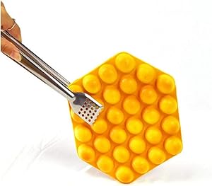 Perfttyyspj Ninja Foodi Stainless Steel Food Tongs Used in The Kitchen Heat-Proof Bread Tongs Pastry Tongs Kitchen Tongs Size: 317cm (Size : Small 17cm)