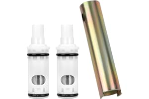 3pcs Faucet Cartridge Replacement Kit, Faucet Cartridge with Removal Too Compatible with Moen 1224 1224B for Double Handle Tu