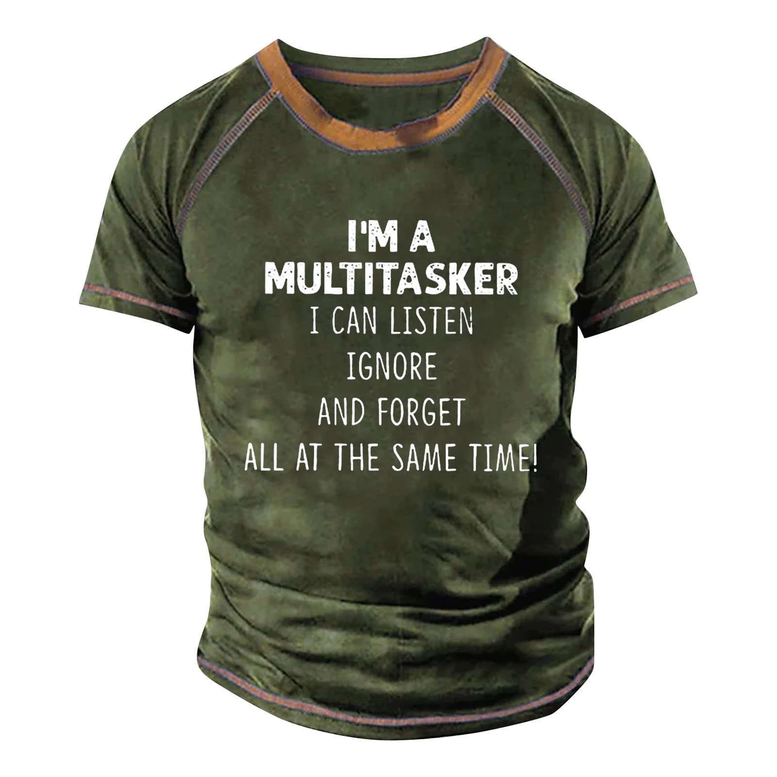 Men Short Sleeve -Fit Shirts for Men Running Shirts