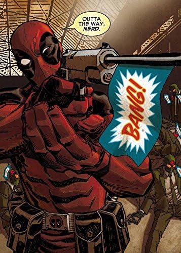 Marvel Comics Metal Poster Deadpool Covers Outta The Way Nerd 10 x 14 cm Posters