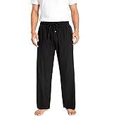 gezikuu Men's Plaid Cotton Loungewear Pyjama Pants Flannel/Nightwaer PJ Bottoms with Pockets and Button Fly，Size S-XXL.