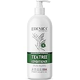 Edenika Botanicals Tea Tree Conditioner with Thyme, Nettle & Arnica, 16 fl oz, Invigorating & Nourishing Formula, Vegan, Sulfate-Free, Paraben-Free, for All Hair Types
