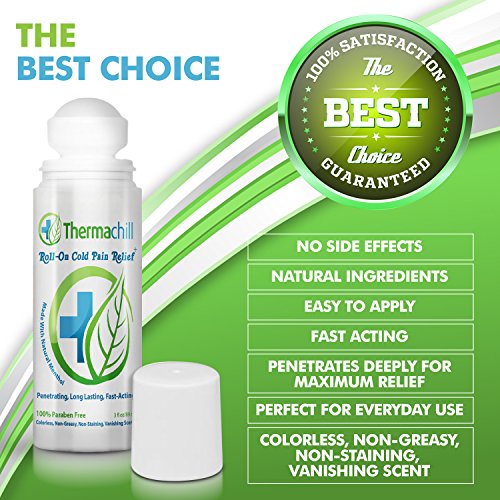 Thermachill RollOn Pain Relief AllNatural Relieves Neuropathy